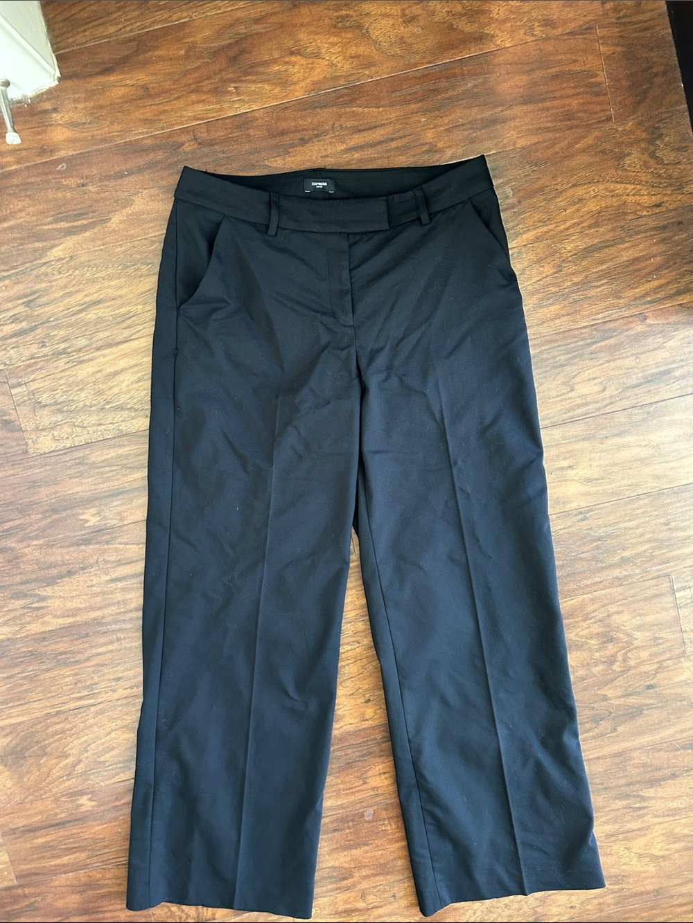 Express Women's Black Straight-Leg Dress Pants
